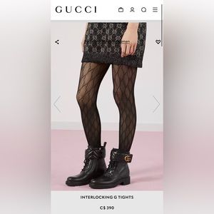 Gucci GG tights size small.